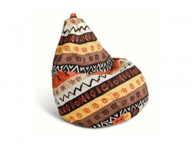Кресло-мешок Африка в Октябрьском - oktyabrskij.mebel-nsk.ru | фото