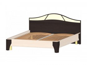 Кровать двуспальная 1,6 м Верона (Линаура) в Октябрьском - oktyabrskij.mebel-nsk.ru | фото