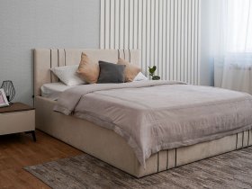 Кровать двуспальная 1,8м с подъем. мех. Леванте в Октябрьском - oktyabrskij.mebel-nsk.ru | фото