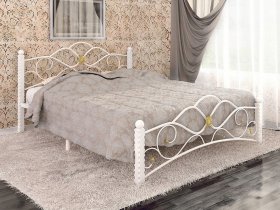 Кровать двуспальная Гарда-3 на металлокаркасе 1,4 м в Октябрьском - oktyabrskij.mebel-nsk.ru | фото