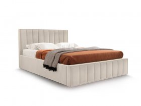Кровать мягкая 1,6 Вена стандарт, вар.2 в Октябрьском - oktyabrskij.mebel-nsk.ru | фото