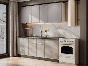 Кухонный гарнитур «Адель» 2,0м (нео) в Октябрьском - oktyabrskij.mebel-nsk.ru | фото