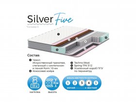 Матрас Silver Five в Октябрьском - oktyabrskij.mebel-nsk.ru | фото