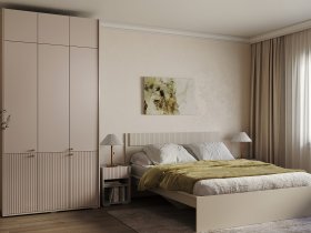 Модульная спальня Орма (МДФ) в Октябрьском - oktyabrskij.mebel-nsk.ru | фото