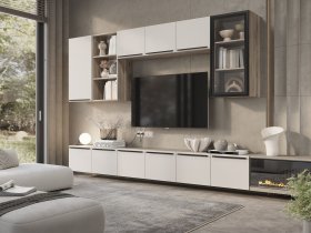 Модульная стенка Урбан в Октябрьском - oktyabrskij.mebel-nsk.ru | фото