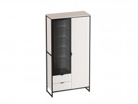 Шкаф 2 дв 2 ящ Нора (персидский жемчуг) (гостиная) в Октябрьском - oktyabrskij.mebel-nsk.ru | фото