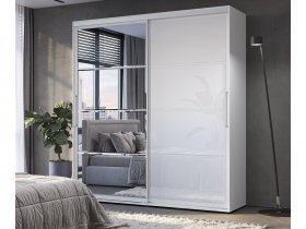 Шкаф-купе Крафт-6 2,0м (белый) в Октябрьском - oktyabrskij.mebel-nsk.ru | фото