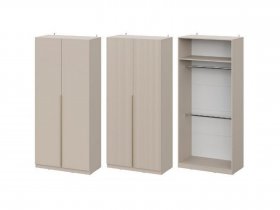 Шкаф ШК-100 Эккервуд (меланж) в Октябрьском - oktyabrskij.mebel-nsk.ru | фото