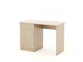 Стол письменный СП-01 (Биг) ясень шимо светлый в Октябрьском - oktyabrskij.mebel-nsk.ru | фото