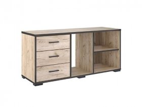 Тумба 1200 Тм075.0 Гермес лофт (дуб крафт серый) в Октябрьском - oktyabrskij.mebel-nsk.ru | фото